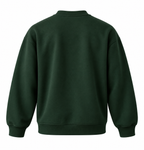 Sweatshirt Bisiklet Yaka Içi 2 Iplik Pamuklu Normal Kesim Yeşil