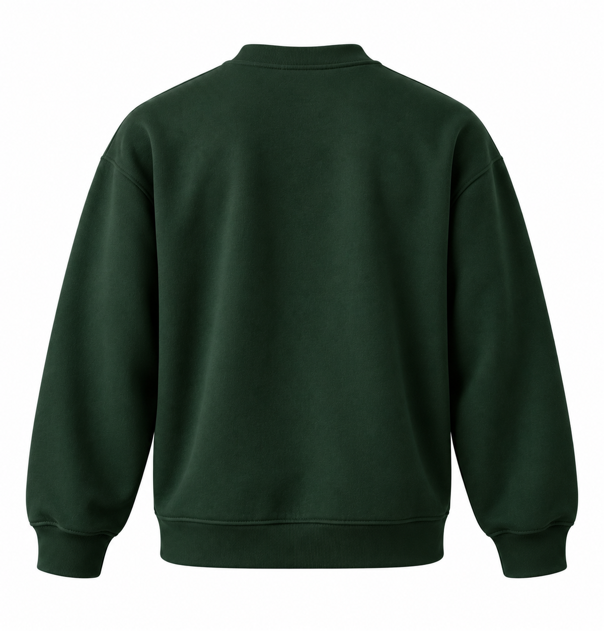 Sweatshirt Bisiklet Yaka Içi 2 Iplik Pamuklu Normal Kesim Yeşil