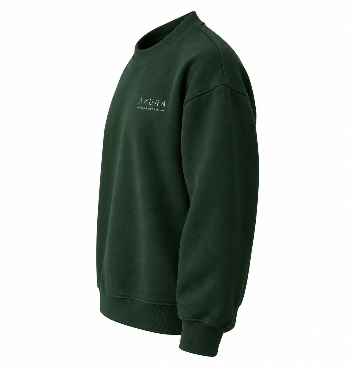 Sweatshirt Bisiklet Yaka Içi 2 Iplik Pamuklu Normal Kesim Yeşil