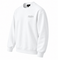 Sweatshirt Bisiklet Yaka Içi 2 Iplik Pamuklu Normal Kesim Beyaz