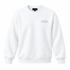 Sweatshirt Bisiklet Yaka Içi 2 Iplik Pamuklu Normal Kesim Beyaz