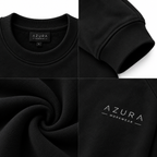 Sweatshirt Bisiklet Yaka Içi 2 Iplik Pamuklu Normal Kesim Siyah