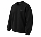 Sweatshirt Bisiklet Yaka Içi 2 Iplik Pamuklu Normal Kesim Siyah