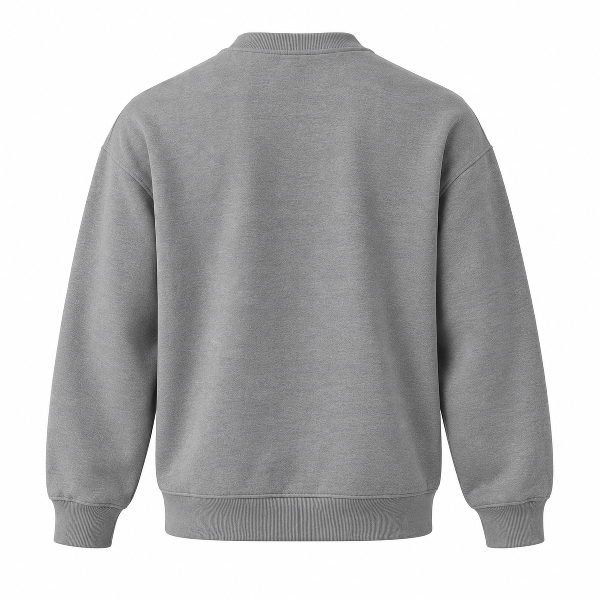 Sweatshirt Bisiklet Yaka Içi 2 Iplik Pamuklu Normal Kesim Gri