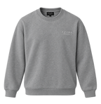Sweatshirt Bisiklet Yaka Içi 2 Iplik Pamuklu Normal Kesim Gri