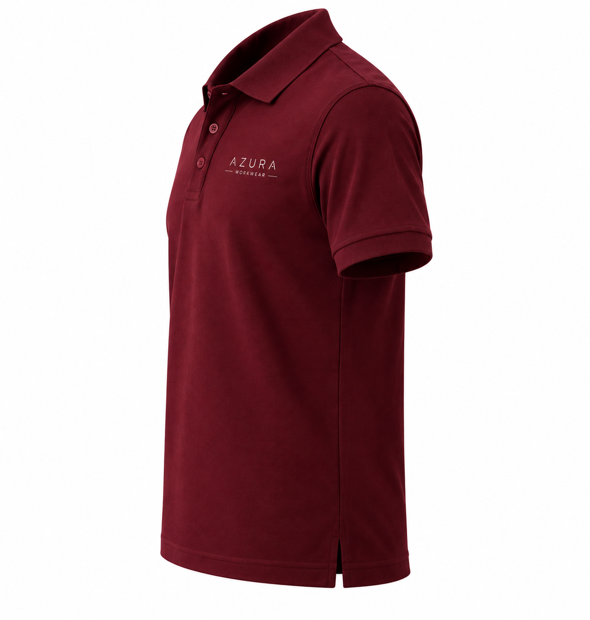 Polo Yaka Tişört Nefes Alan Kumaş Procool Spor Outdoor T-shirt Kırmızı
