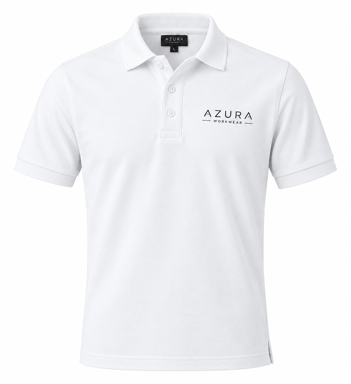 Polo Yaka Tişört Nefes Alan Kumaş Procool Spor Outdoor T-shirt Beyaz