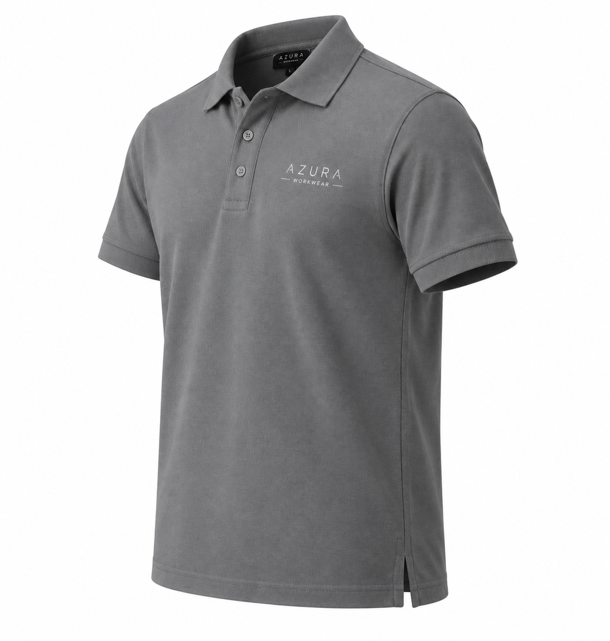 Polo Yaka Tişört Nefes Alan Kumaş Procool Spor Outdoor T-shirt Gri
