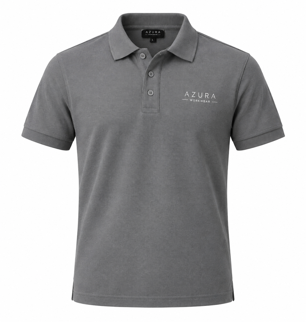 Polo Yaka Tişört Nefes Alan Kumaş Procool Spor Outdoor T-shirt Gri