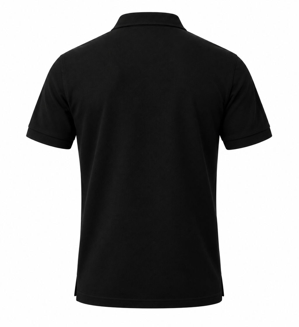 Polo Yaka Tişört Nefes Alan Kumaş Procool Spor Outdoor T-shirt Siyah
