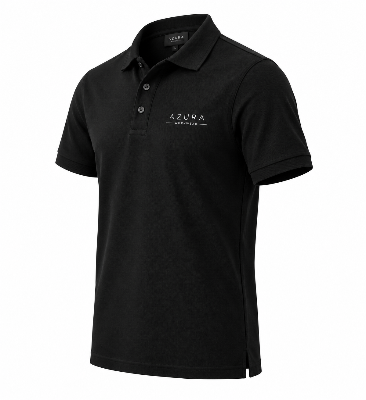 Polo Yaka Tişört Nefes Alan Kumaş Procool Spor Outdoor T-shirt Siyah